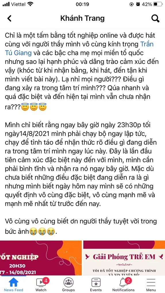 Phản hồi của phụ huynh