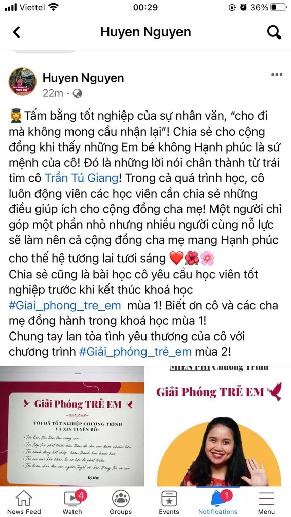 Phản hồi của phụ huynh