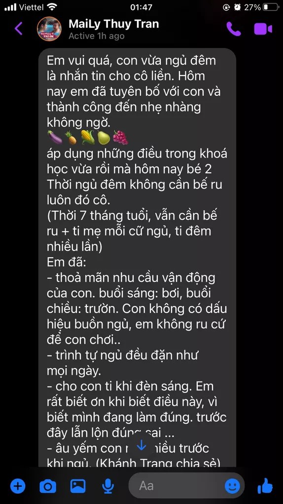 Phản hồi của phụ huynh