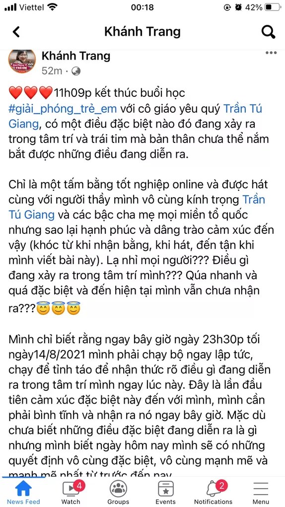 Phản hồi của phụ huynh